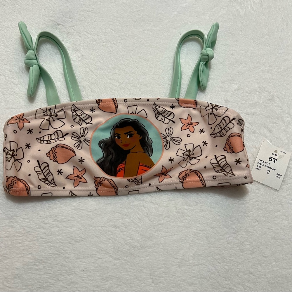Moana Bikini Top (Size 5T)